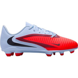 Nike Phantom 6 Low FG/MG HM9202-400 Παιδικά Ποδοσφαιρικά Παπούτσια με Τάπες Γκρι Κόκκινα