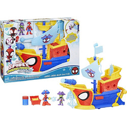 Hasbro Marvel Spidey & His Amazing Friends Water-Webs Ahoy Bubble Pirate Ship Σετ Φιγούρες Δράσης για 3+ Ετών