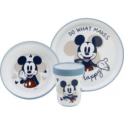 Stor Mickey Mouse Full Of Smile Παιδικό Σετ Φαγητού 3τμχ 10495