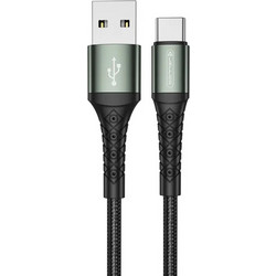Jager Braided USB-A to USB-C 2m Black B12-2873