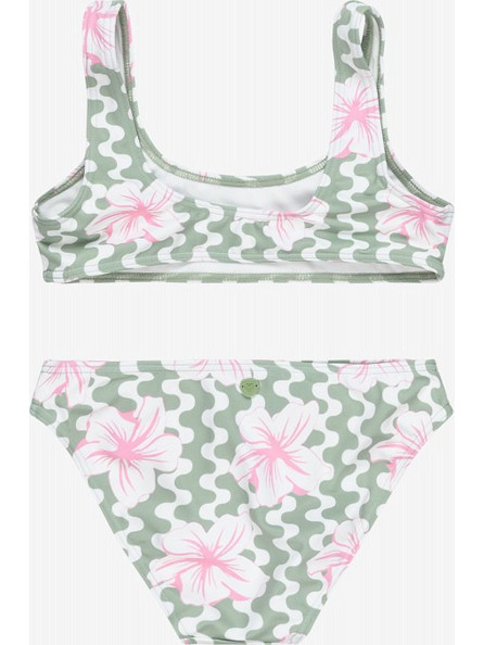 Waves Παιδικό Μαγιό Bikini Set για Κορίτσι Πράσινο Mint Ροζ ERGX203655