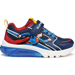 Geox Ciberdron Παιδικά Sneakers με Φωτάκια Μπλε J56LBD05411C0200