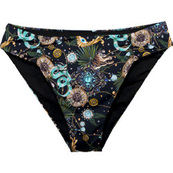 Solano Bikini Slip Μαύρο Μπεζ Τιρκουάζ 40-3583