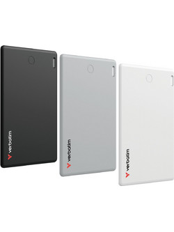 Verbatim My Finder Card Bluetooth Anti-Lost Tracker Apple Find My Black White Grey 3 Pack