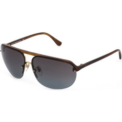 Lozza SL4260 0706 Ανδρικά Γυαλιά Ηλίου Aviator Μεταλλικά Μαύρα με Μαύρο Φακό