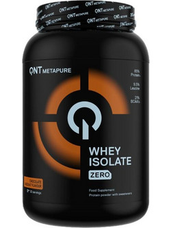 QNT Metapure Whey Isolate Zero Chocolate Hazelnut Πρωτεΐνη Ορού Γάλακτος Γράμμωσης 908gr