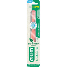 Gum Classic 411 Soft Oδοντόβουρτσα Ροζ