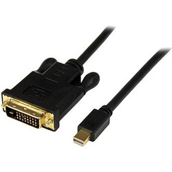 StarTech Καλώδιο Mini DisplayPort to DVI Male 1.8m Black MDP2DVIMM6B