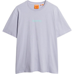 Superdry D2 Ovin Ανδρικό Αθλητικό T-Shirt Λιλά M1012121A-V2L