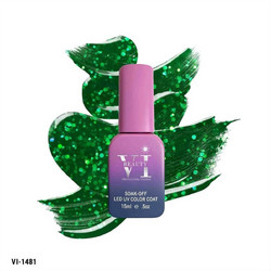 Mixcoco Beauty VI VI-1481 Glitter Ημιμόνιμο Βερνίκι Νυχιών 15ml