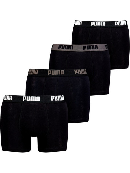 Puma Ανδρικά Μποξεράκια Σετ 4Pack Μαύρα 701224022-001