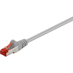 Goobay S/FTP Cat.6 Καλώδιο Δικτύου Ethernet 3m Grey 50888