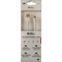 SGL USB-A to USB-C 1m White 194763