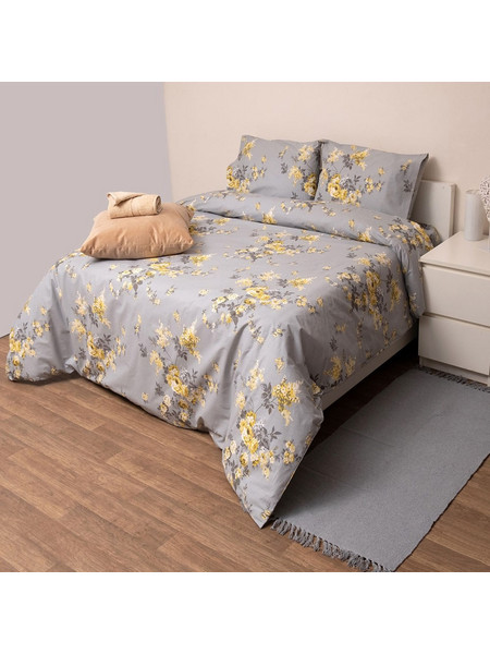 Viopros Πάπλωμα Μονό 160x240 836 Grey Yellow