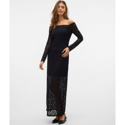 Vero Moda Maxi Φόρεμα για Γάμο / Βάπτιση με Δαντέλα Μαύρο 10330123