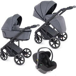 Coletto Flow Καρότσι Μωρού 3 σε 1 Grey