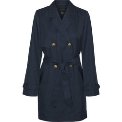 Vero Moda Celeste Γυναικεία Καπαρντίνα Υφασμάτινη Navy Μπλε 10239411