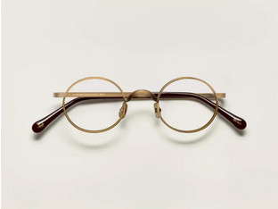 Moscot MOYEL Ανδρικός Σκελετός Γυαλιών Οράσεως Μεταλλικός Χρυσός