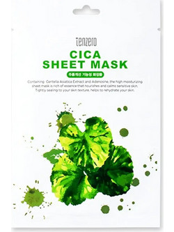 Tenzero Cica Sheet Μάσκα Προσώπου για Αντιγήρανση & Καταπράυνση 25ml