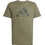 Adidas Παιδικό T-Shirt Κοντομάνικο Χακί JV5078
