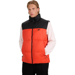 4F Αμάνικο Ανδρικό Μπουφάν Puffer Κόκκινο 4FWAW25TVJAM229-62S
