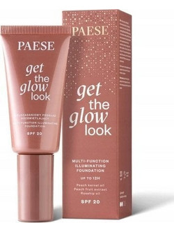 Paese Get The Glow Look 4W Medium Beige Cream Foundation SPF20 30ml