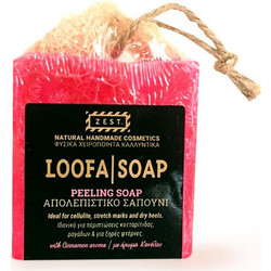 Zest Loofa Pink Σαπούνι Peeling Σώματος 110gr