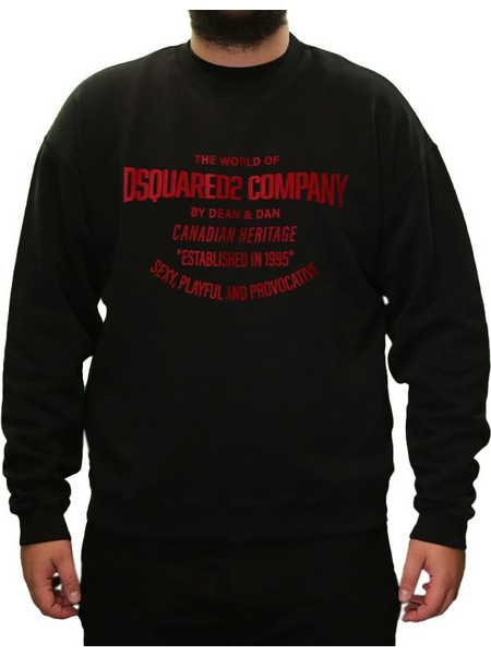 Dsquared2 Ανδρικό Φούτερ Μαύρο S71GU0692S25030-900
