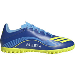 Adidas F50 Messi Club TF JQ6614 Ποδοσφαιρικά Παπούτσια με Σχάρα Μπλε Lime
