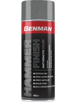 Benman Hammer Finish Σπρέι Βαφής Ανθρακί Σφυρήλατο 400ml