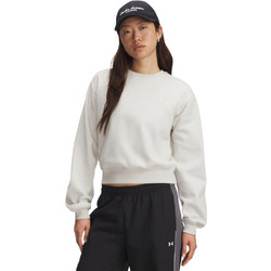 Under Armour Icon Vida Fleece Γυναικείο Αθλητικό Φούτερ Μπεζ 6003675-110
