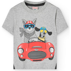 Boboli Παιδικό T-Shirt Κοντομάνικο Γκρι 341132-8095