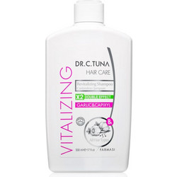 Farmasi Dr. C. Tuna Garlic & Capixyl Σαμπουάν για Επανόρθωση για Λεπτά & Ταλαιπωρημένα Μαλλιά 500ml