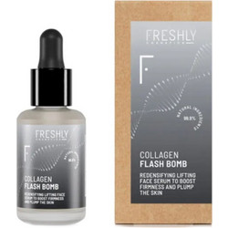 Freshly Collagen Flash Bomb Αντιγηραντικό Serum Προσώπου για Σύσφιξη με Κολλαγόνο 30ml