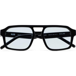 Kaleos HEDLUND-005 Γυναικεία Γυαλιά Ηλίου Aviator Κοκάλινα Μαύρα με Μπλε Φακό