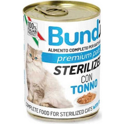 Bundy Premium Pate Adult Sterilised with Tuna 3x400gr