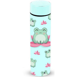 Karactermania Oh My Pop! Froggy Παιδικό Παγούρι Θερμός Ανοξείδωτο Γαλάζιο 500ml
