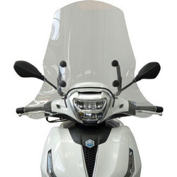 Fabbri Ζελατίνα Μηχανής για Piaggio Beverly 300 / 400 '21 500x685mm 3390/A