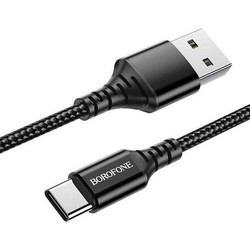 Borofone BX54 Braided USB-A to USB-C 1m Black 6931474745835