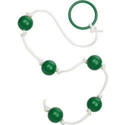 CalExotics Large Anal Beads Πρωκτική Σφήνα Πράσινη