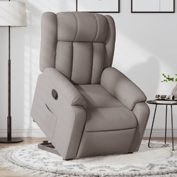 vidaXL Πολυθρόνα Relax με Υποπόδιο Ανακλινόμενη Καφέ 3205324