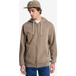 Fallen Ανδρική Ζακέτα Φούτερ με Κουκούλα και Φερμουάρ Μπεζ EQYFT05160