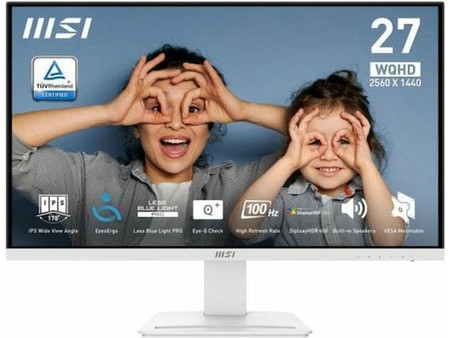 MSI Pro MP273QW E2 IPS HDR Monitor 27" 2560x1440 QHD 75Hz 4ms