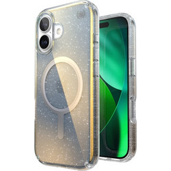 Speck Presidio Lux with MagSafe Back Cover Hyper Mirror Glitter Silver Metallic (iPhone 17)