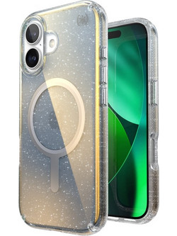 Speck Presidio Lux with MagSafe Back Cover Hyper Mirror Glitter Silver Metallic (iPhone 17)