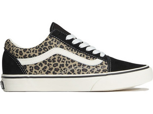 Vans Old Skool Γυναικεία Sneakers Μαύρα Μπεζ VN000D6WYY6