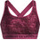 Under Armour Mid Crossback Sports Αθλητικό Μπουστάκι με Υψηλή Στήριξη & Ελαφριά Ενίσχυση Φούξια 1361042-659