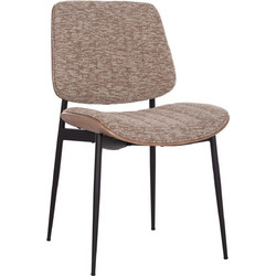 HomeMarkt Conti Καρέκλες Τραπεζαρίας Καφέ 2τμχ HM9983.02