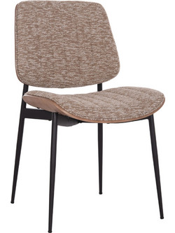 HomeMarkt Conti Καρέκλες Τραπεζαρίας Καφέ 2τμχ HM9983.02
