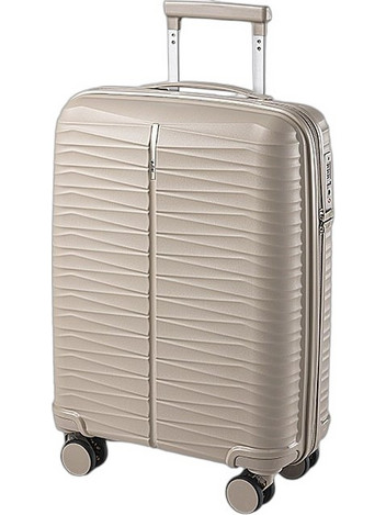 Paulter 1025-55 Βαλίτσα Καμπίνας 55x38x20cm με 4 Ρόδες Μπεζ